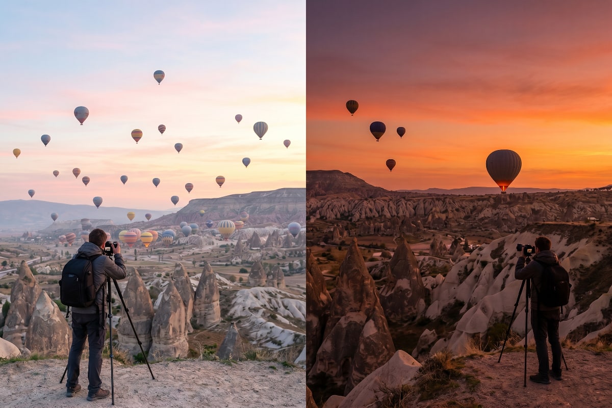 Sunrise vs. Sunset Balloon Rides in Cappadocia: A Photographer\'s Perspective