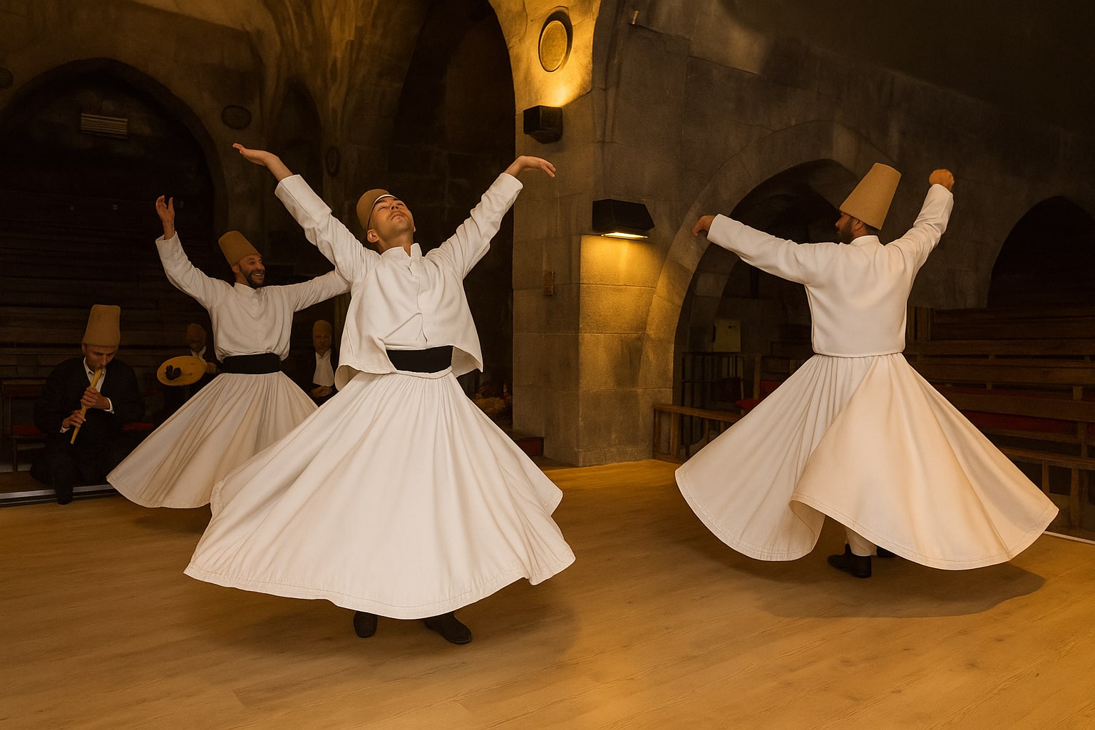 Mystical Whirling Dervish Ceremony at Motif Cultural Centre